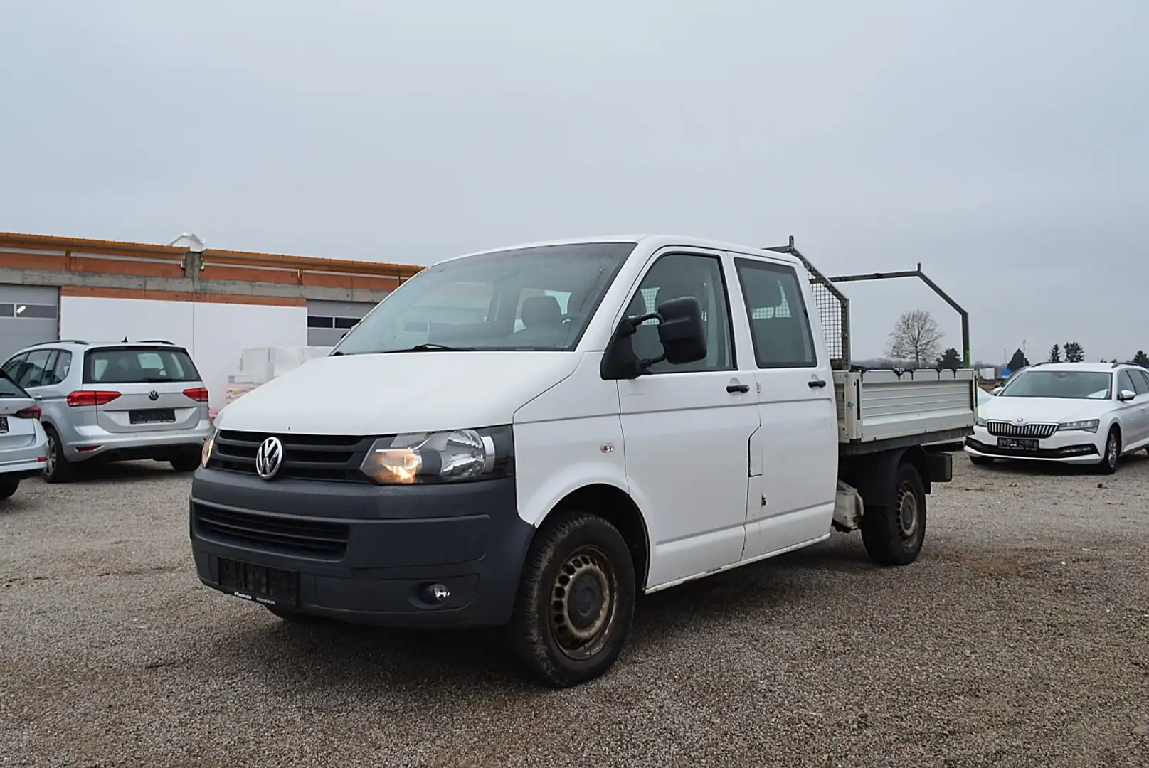 Volkswagen T5 Doka-Pritsche LR 2,0 TDI D-PF Weiß - 2