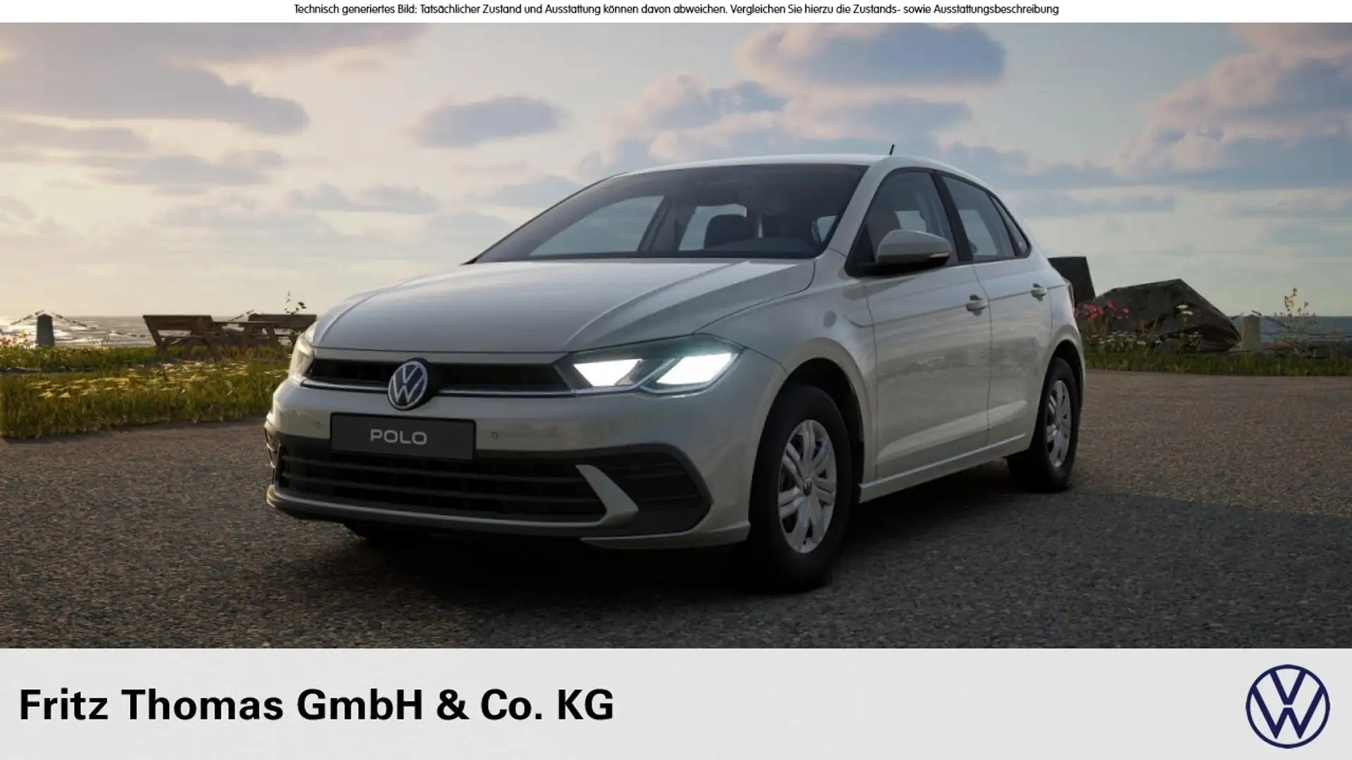 Volkswagen Polo 1.0 LED PDC DAB+ Klima App-Connect Klima Grau - 1