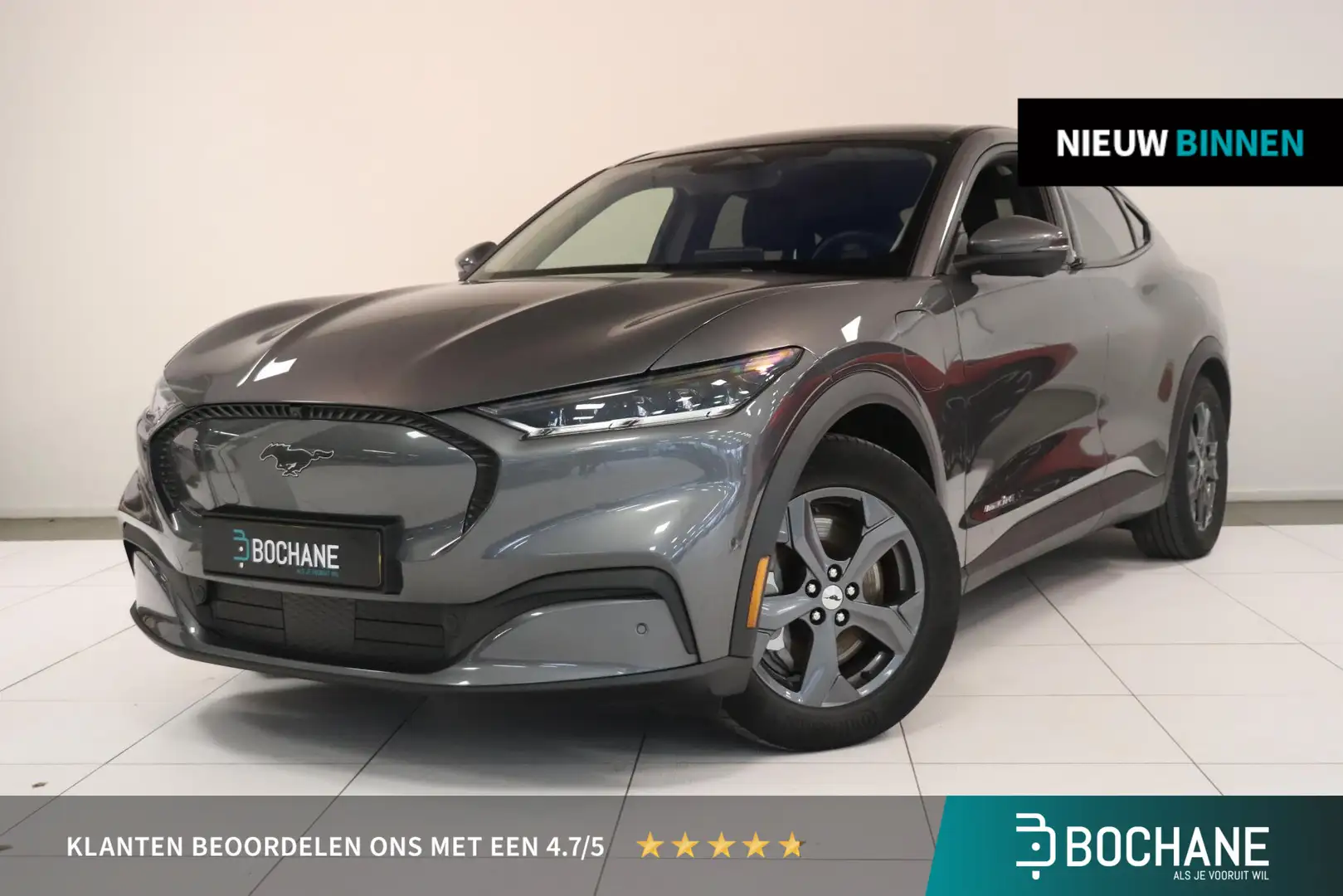 Ford Mustang Mach-E Extended RWD 98 kWh | Panoramadak | SoH 94,5% | el Gris - 1
