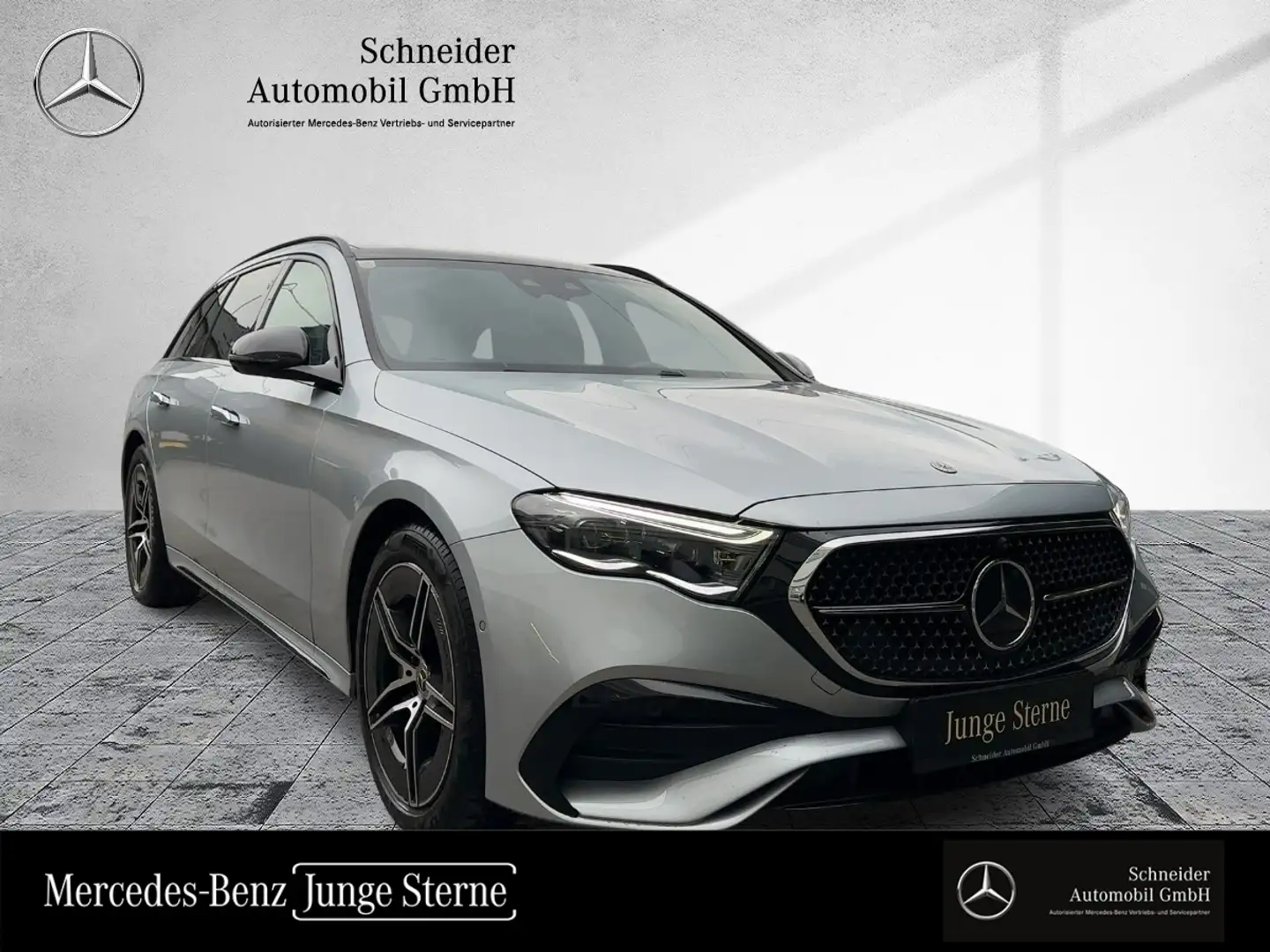 Mercedes-Benz E 300 de 4MATIC T-Modell mit EQ Hybrid Technologie AMG Argent - 1