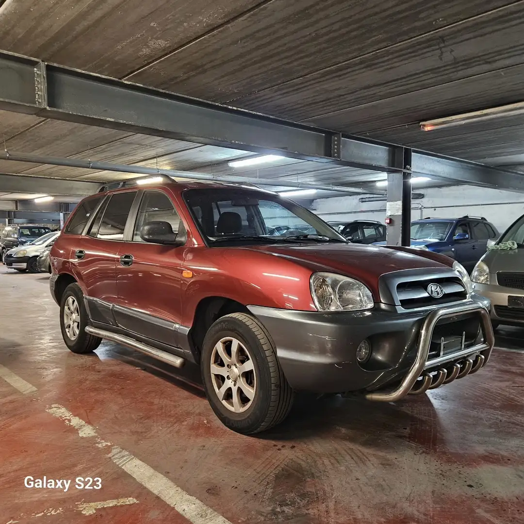 Hyundai SANTA FE Santa Fe 2.4i 16v 4WD GLS (PRIX EXPORT) Rouge - 1