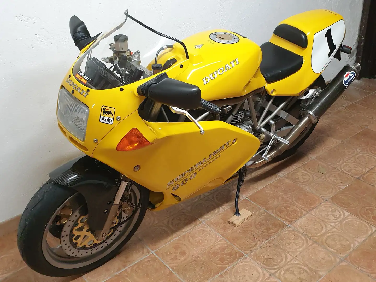 Ducati 900 SL Superlight fato quadro III Serie Yellow - 2
