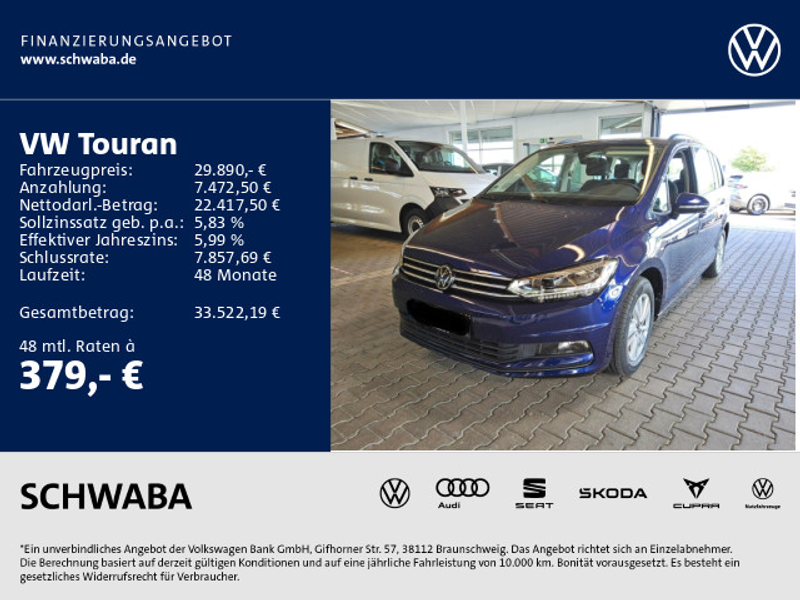 Volkswagen Touran Comfortline 1.5 TSI DSG — photo 2