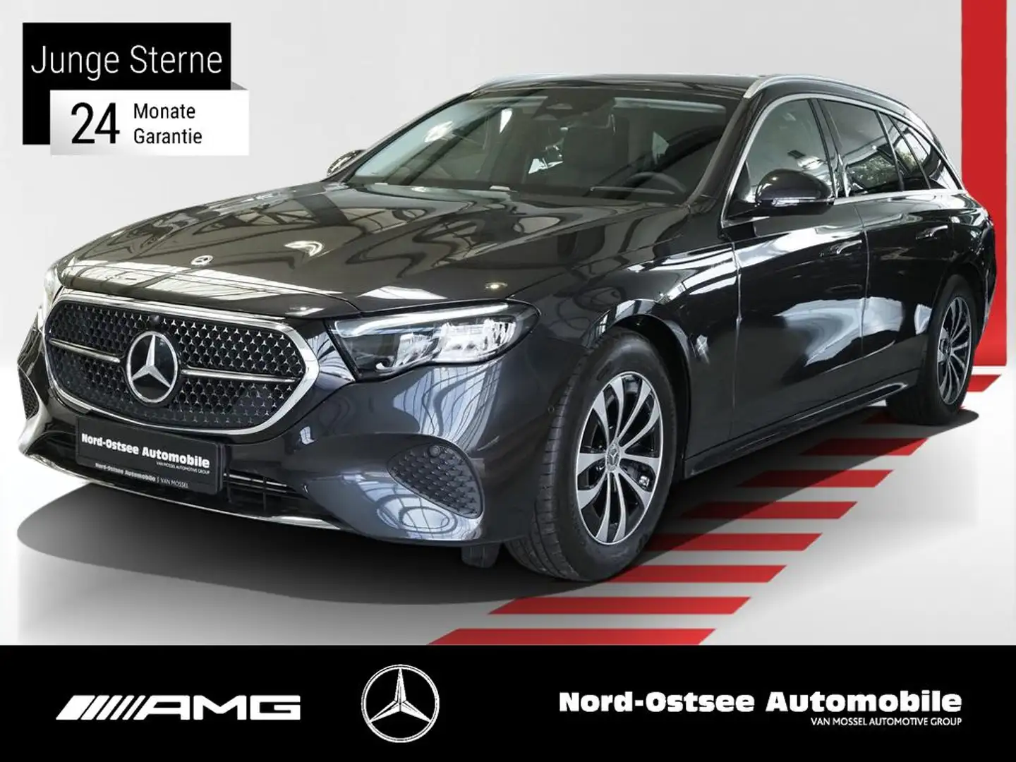 Mercedes-Benz E 200 T Avantgarde ADV. AHK Distronic Keyless SH Gris - 1