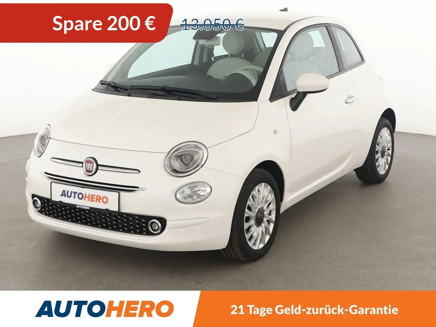 Fiat 500 1.0 Mild-Hybrid Lounge *TEMPO*PDC*ALU*KLIMA* Weiß - 1