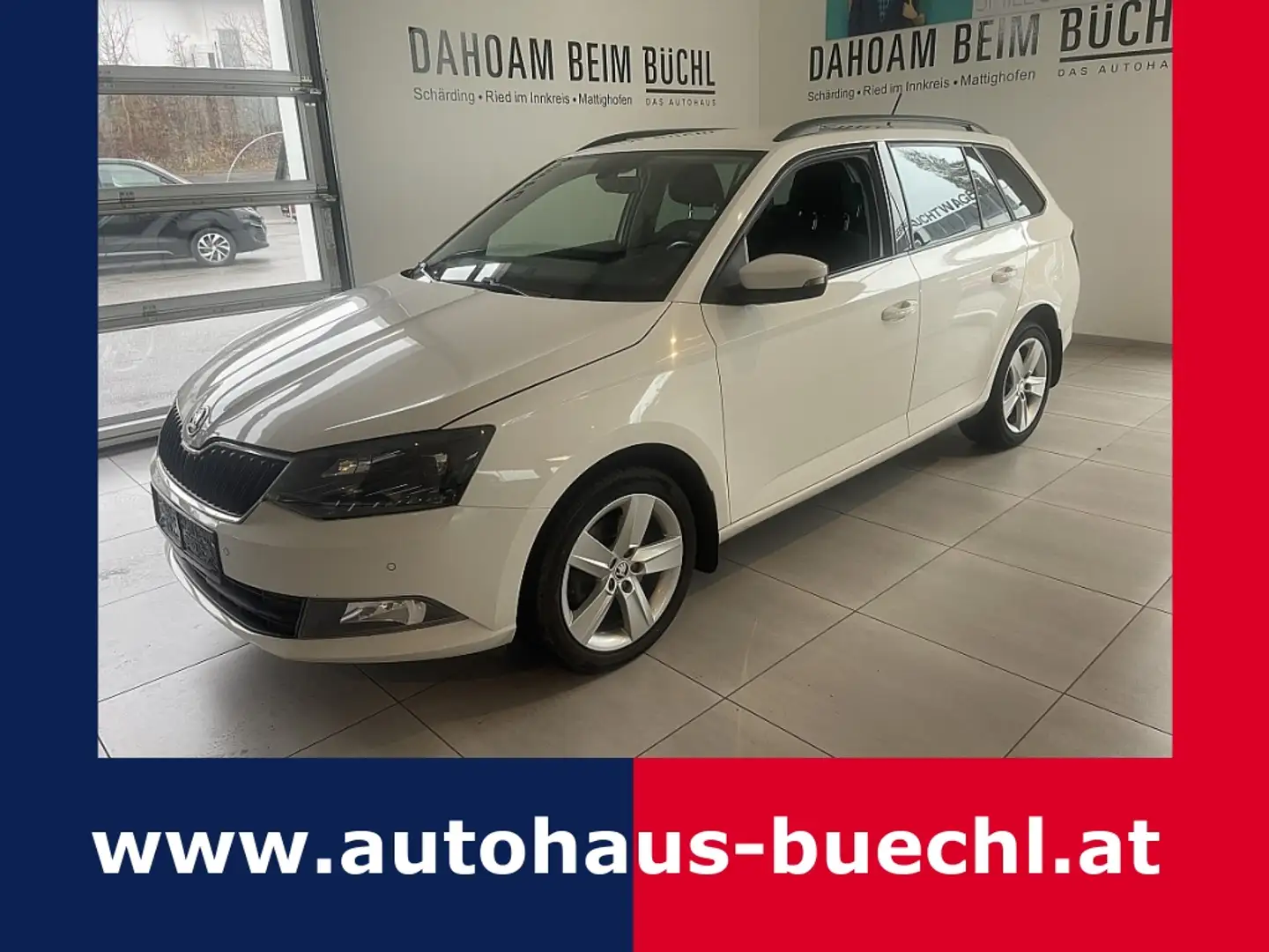 Skoda Fabia Combi Style 1,0 TSI DSG Blanc - 1