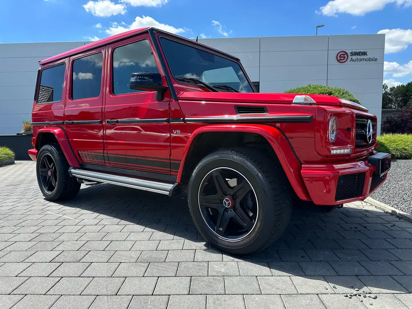Mercedes-Benz G 500 designo-MANUFAKTUR Edition-AHK-Kamera-ACC Roşu - 1