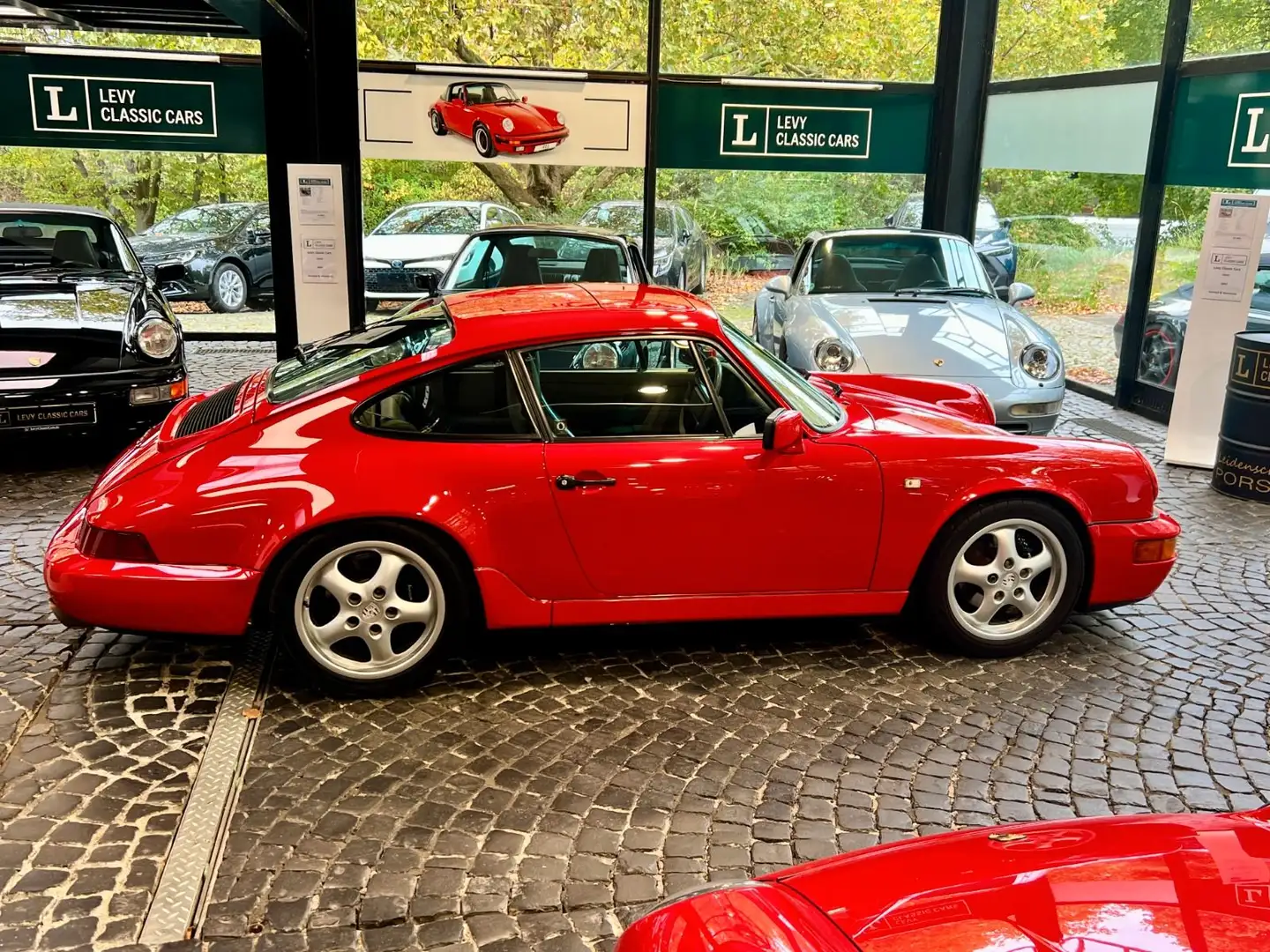 Porsche 964 Carrera 2 Coupe deutsch Scheckheft Rouge - 2