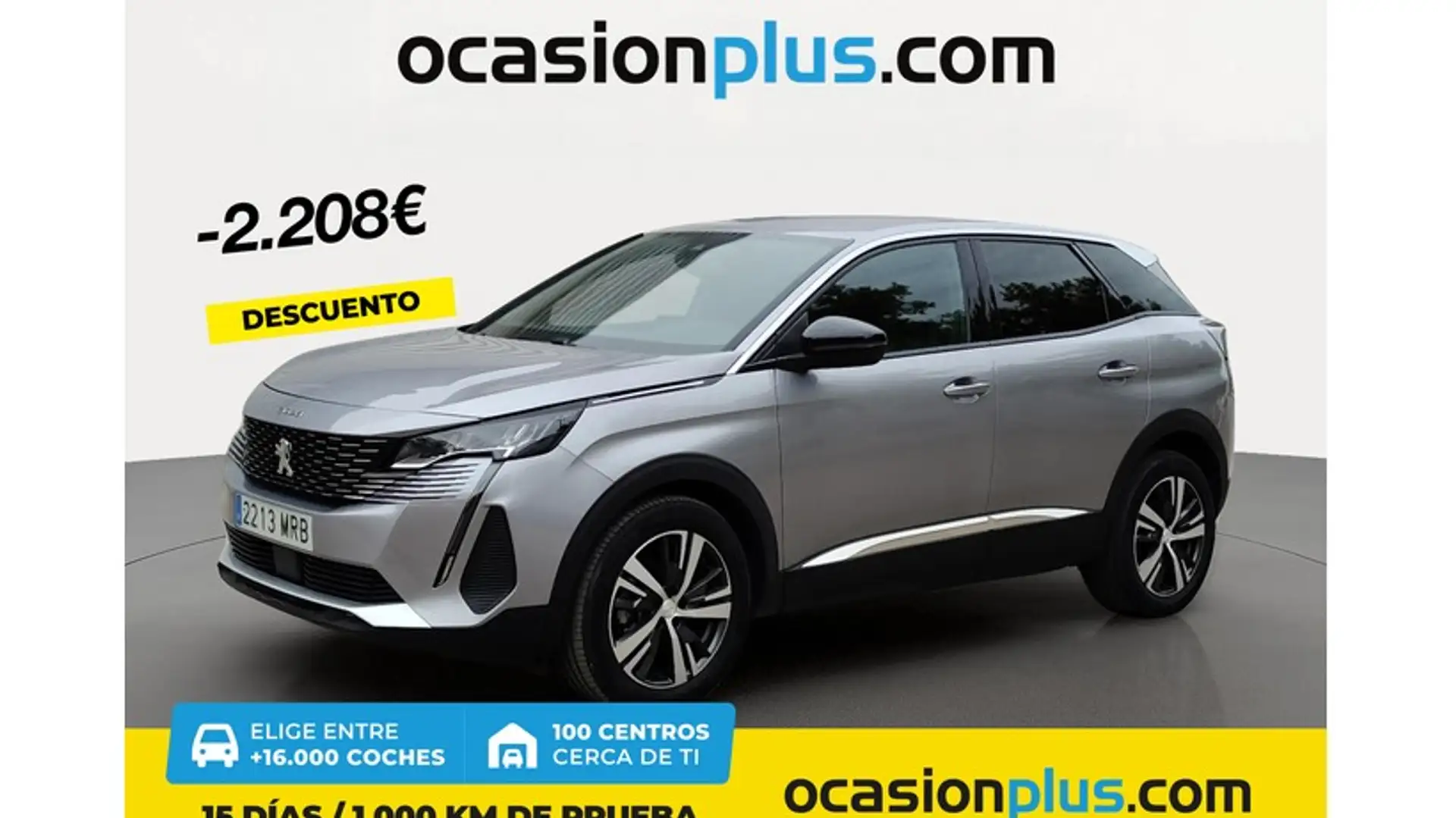 Peugeot 3008 1.2 PureTech S&S Allure 130 Plateado - 1