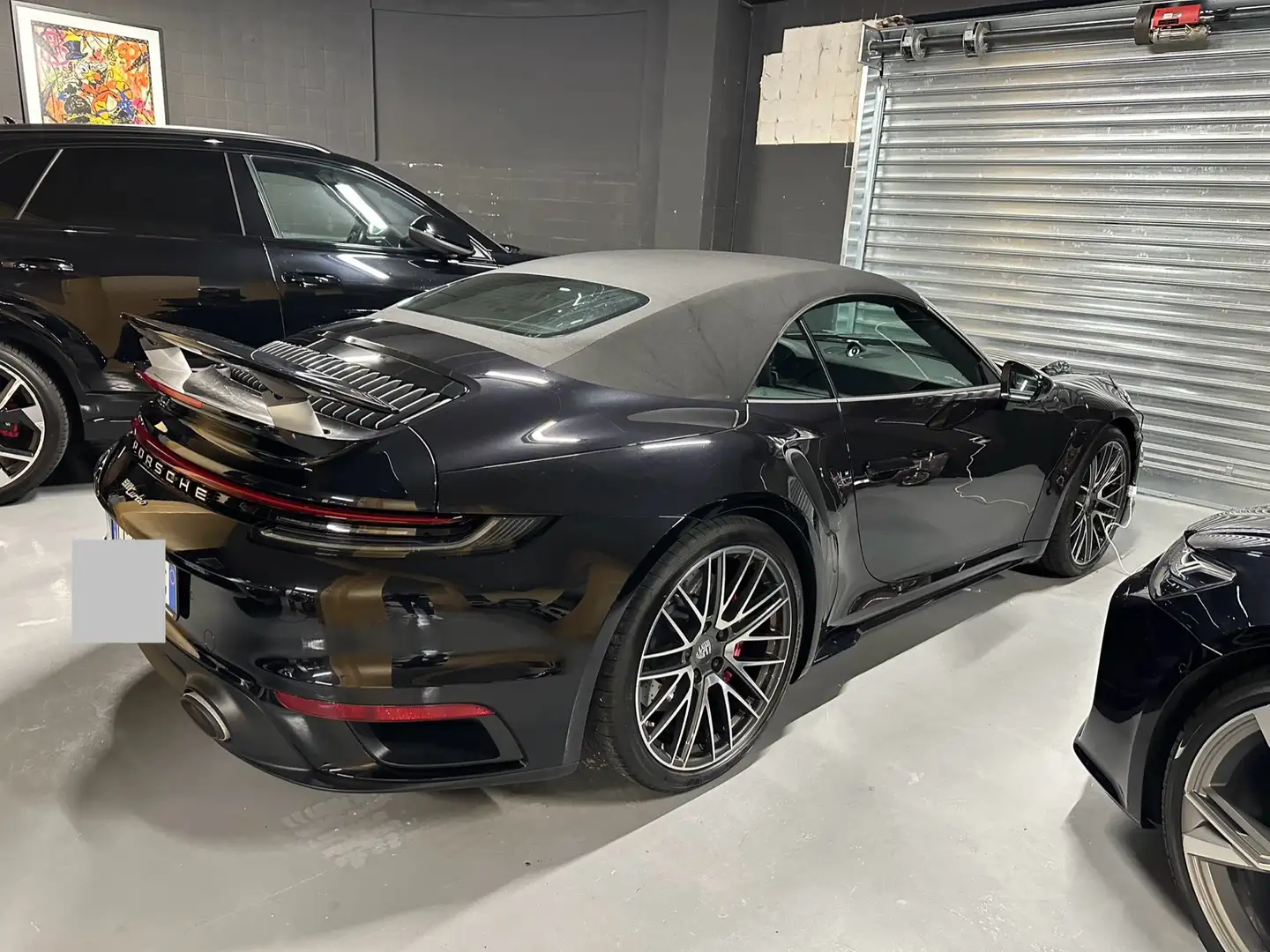 Porsche 992 Cabrio 3.7 Turbo auto Nero - 1