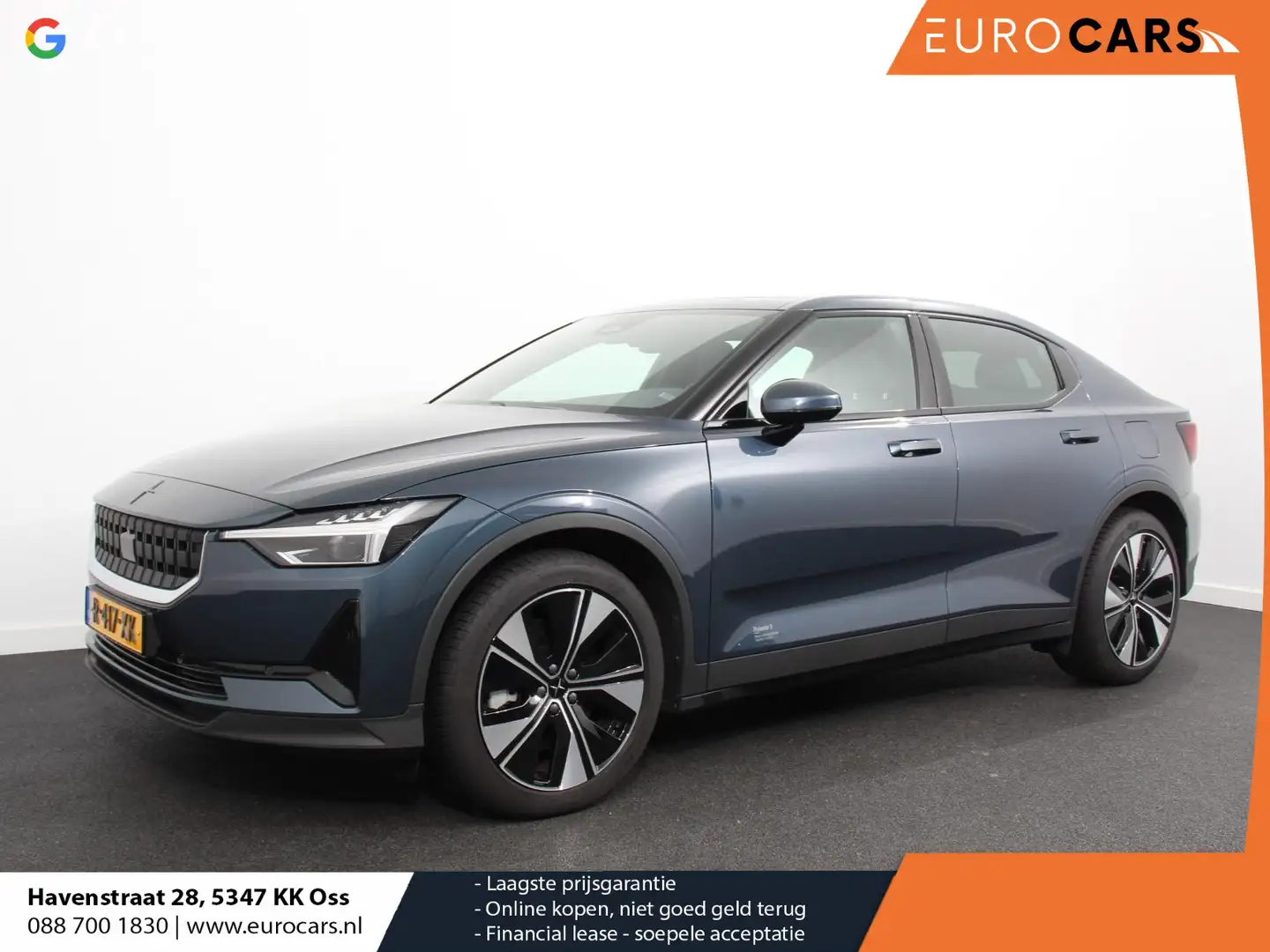 Polestar 2 Long Range Single Motor 78 kWh Climate control Cru Blauw - 1