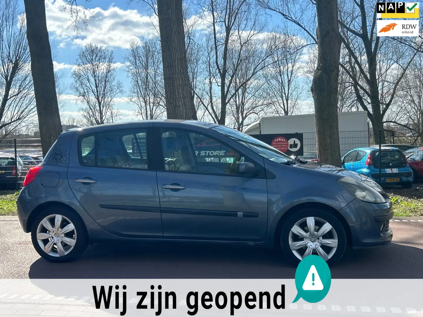 Renault Clio 1.6-16V Dynamique Luxe LPG!AIRCO!AUTOMAAT!KOOPJE! Blauw - 1