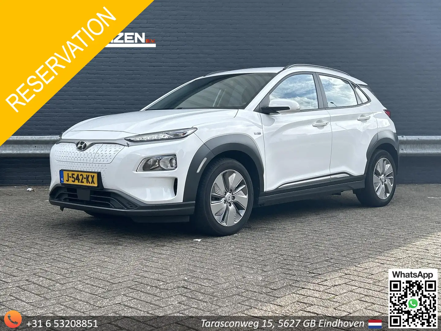 Hyundai KONA EV Comfort 64 kWh | € 12.950,- NETTO! | Climate | Blanc - 1