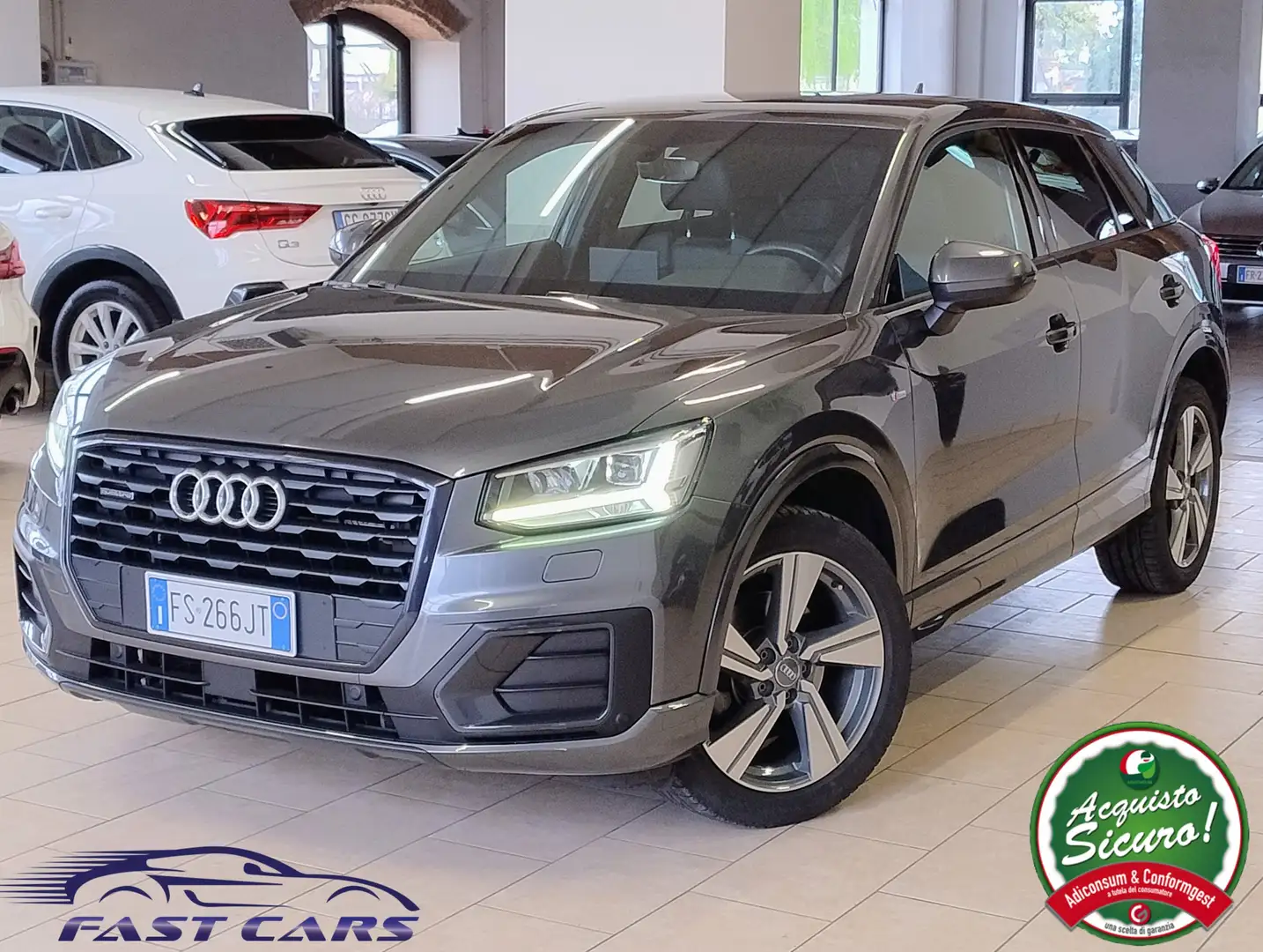 Audi Q2 35 2.0 TDI QUATTRO S-TRONIC S-LINE #B&O #LED Gris - 1