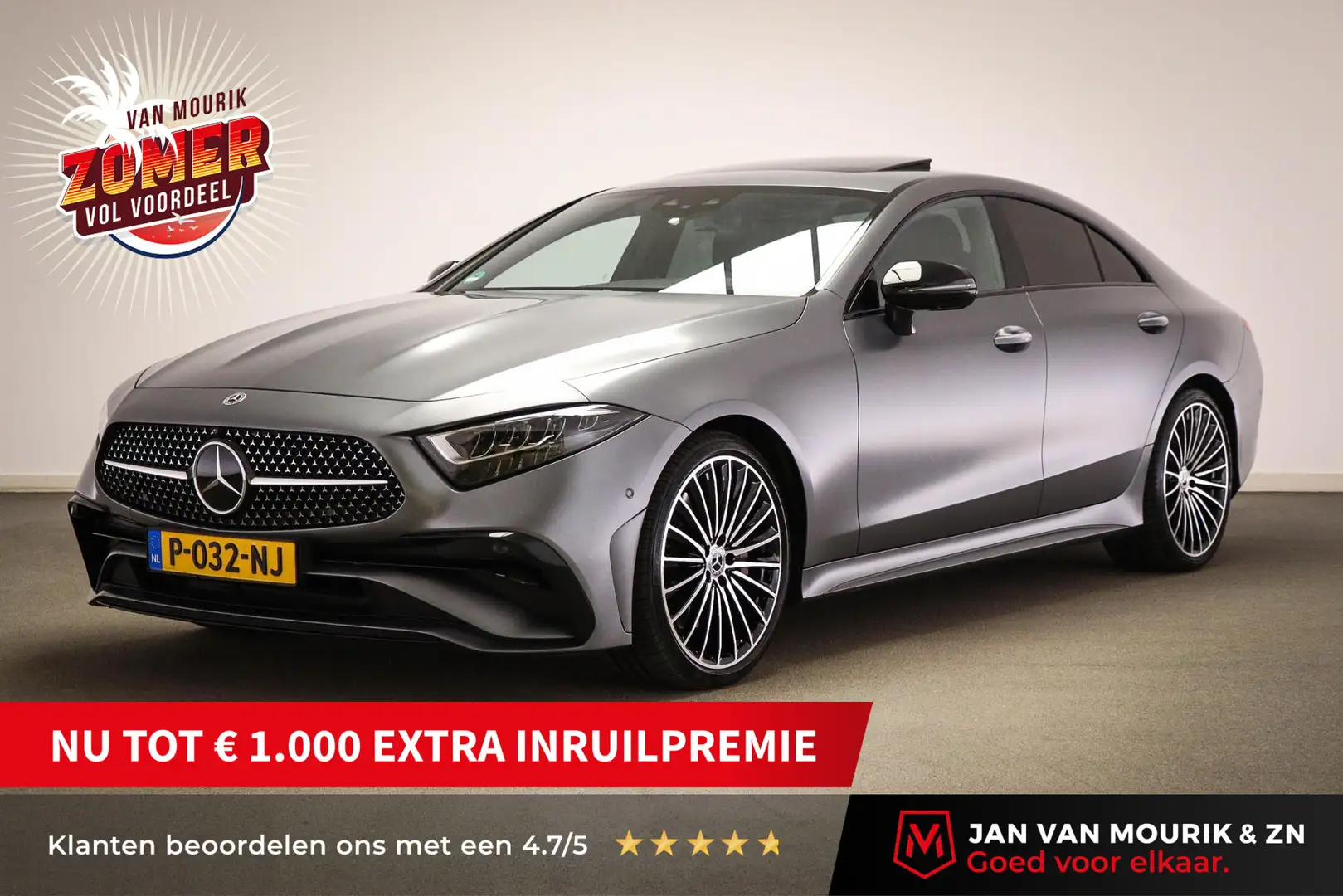 Mercedes-Benz CLS 450 4MATIC Premium Plus | NIGHT / RIJASSISTENTIE PLUS- Gris - 1