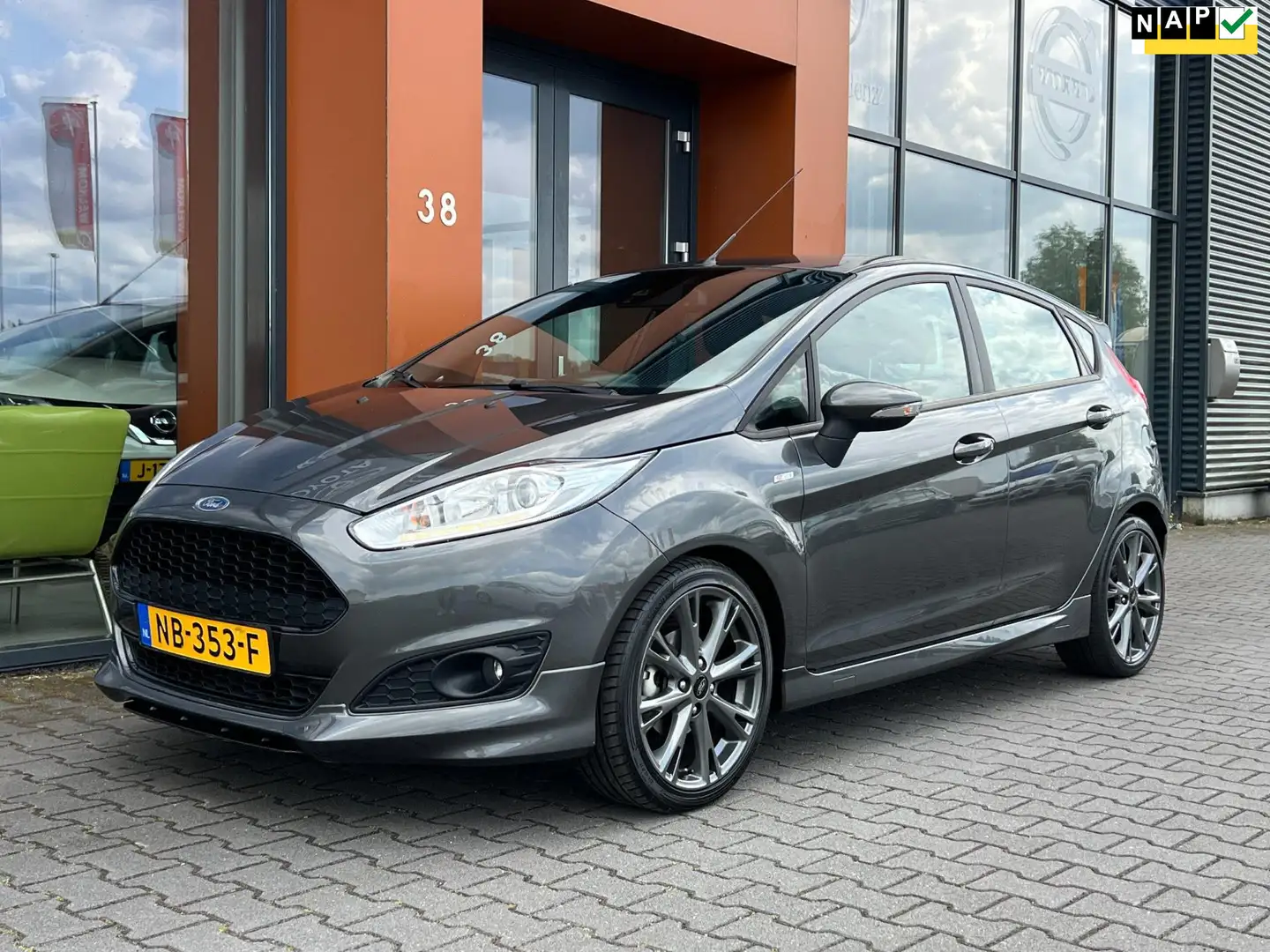 Ford Fiesta 1.0 EcoBoost ST Line|Navi|Cruise|Clima|Isofix|BT Gris - 1