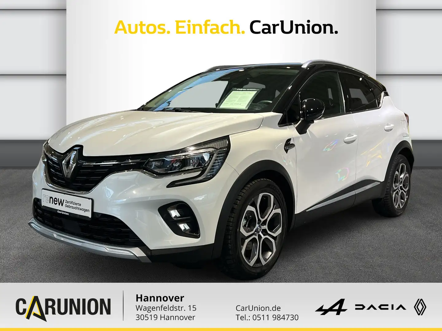 Renault Captur EDITION ONE E-TECH PLUG-IN 160 Blanc - 1