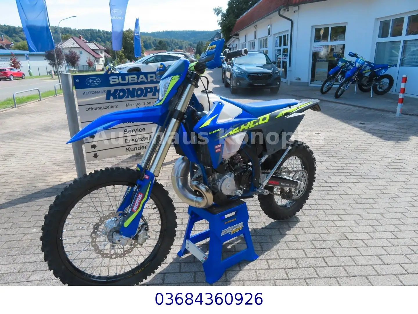 Sherco 300 SEF actory 2025 mit 13 BH Blau - 1