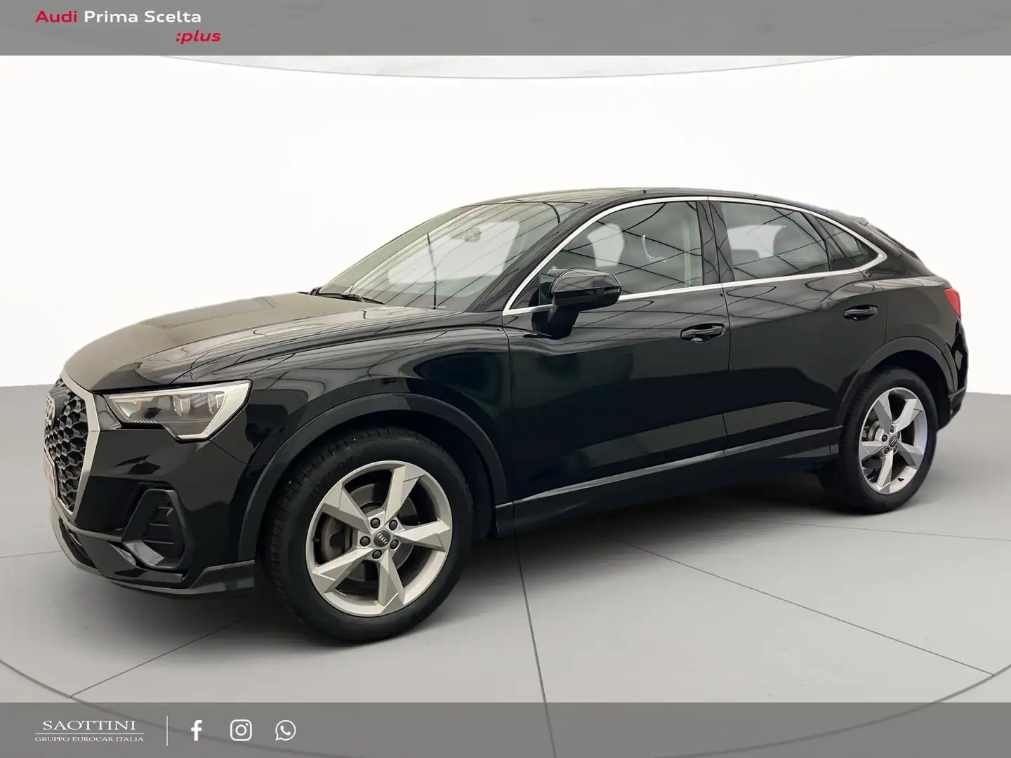 Audi Q3 Sportback 45 2.0 TFSI Business Plus quattro S tron Nero - 1