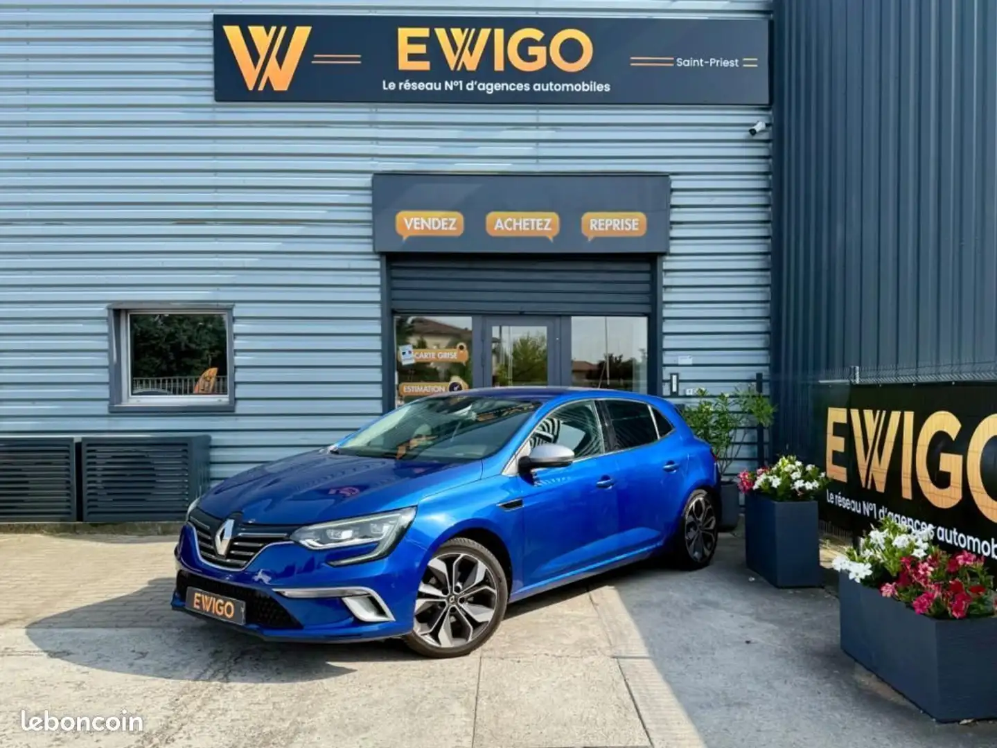 Renault Megane Mégane 130ch GT-LINE EDC6 Carméra CARPLAY Bleu - 1