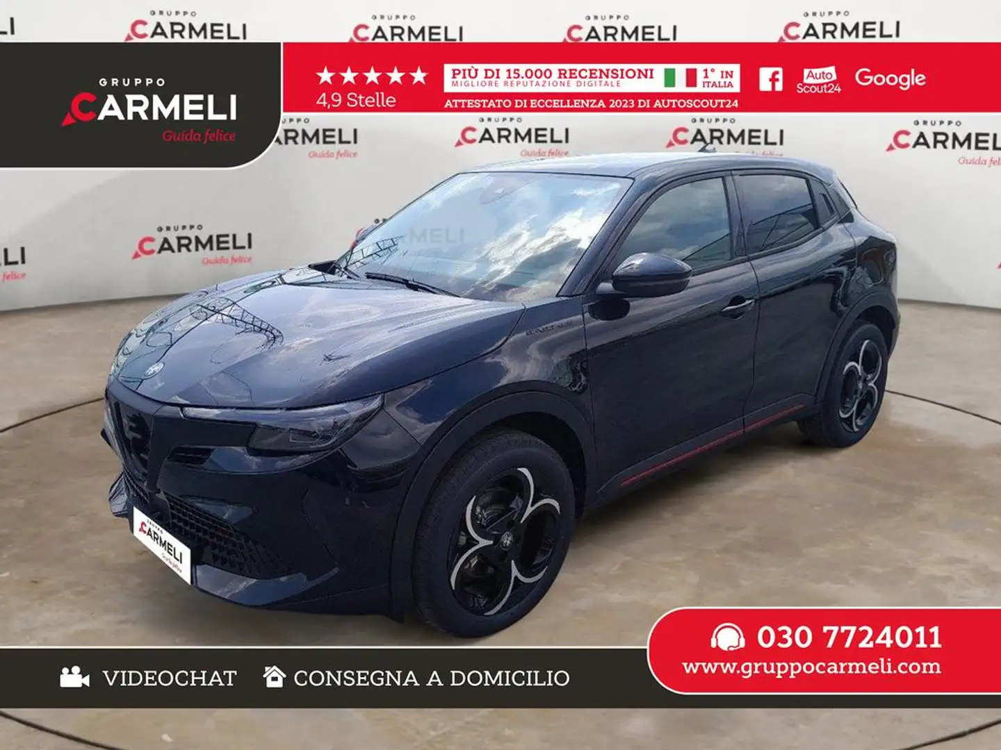 Alfa Romeo Junior 1.2 ibrida Speciale 136cv edct6 - KM0 Nero - 1