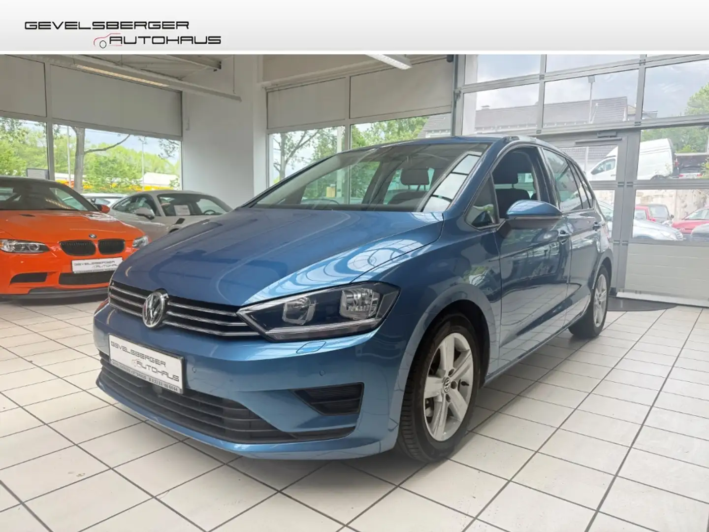 Volkswagen Golf Sportsvan VII Comfortline BMT scheckheft AHK,Navi Blau - 1