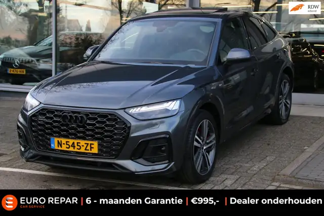 Audi Q5 Sportback 55 TFSI e S-LINE PANO-DAK LUCHTVERING!