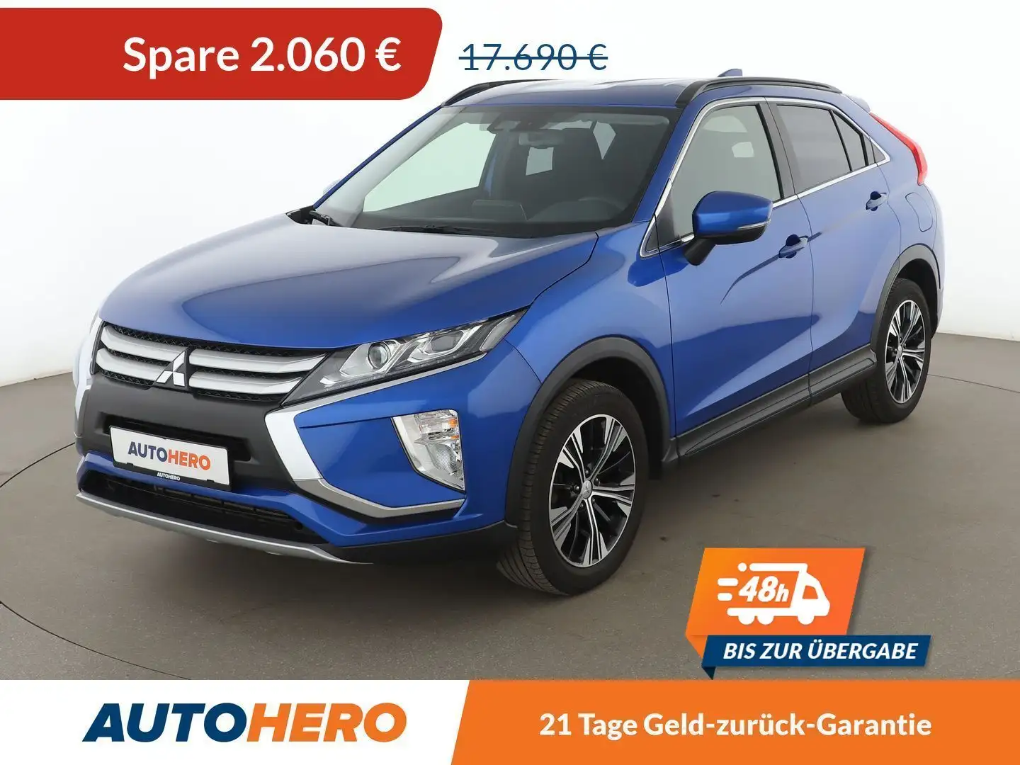 Mitsubishi Eclipse Cross 1.5 T-MIVEC Active 2WD *CAM*TEMPO*SHZ*ALU*KLIMA* Modrá - 1