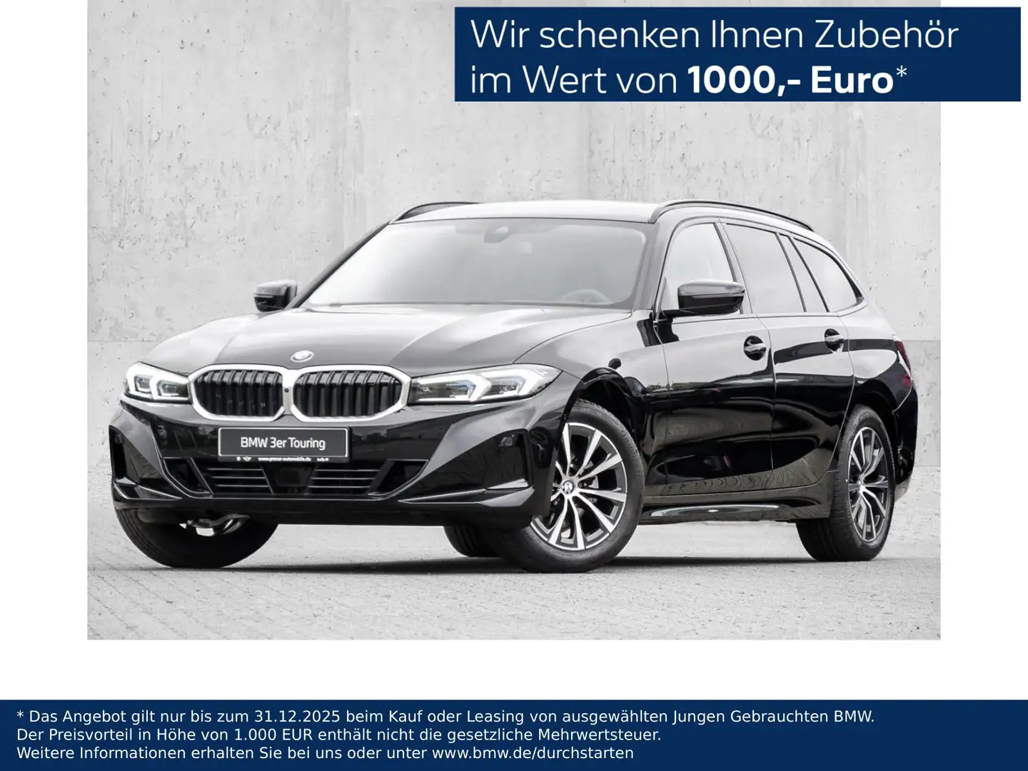 BMW 320 d HUD ACC AHK RFK NAVI LED Sound Syst. DAB Schwarz - 1