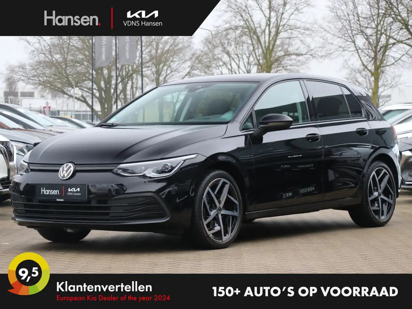 Volkswagen Golf 1.5 eTSI Style I Navi I Ergostoel I LED I Camera Zwart - 1