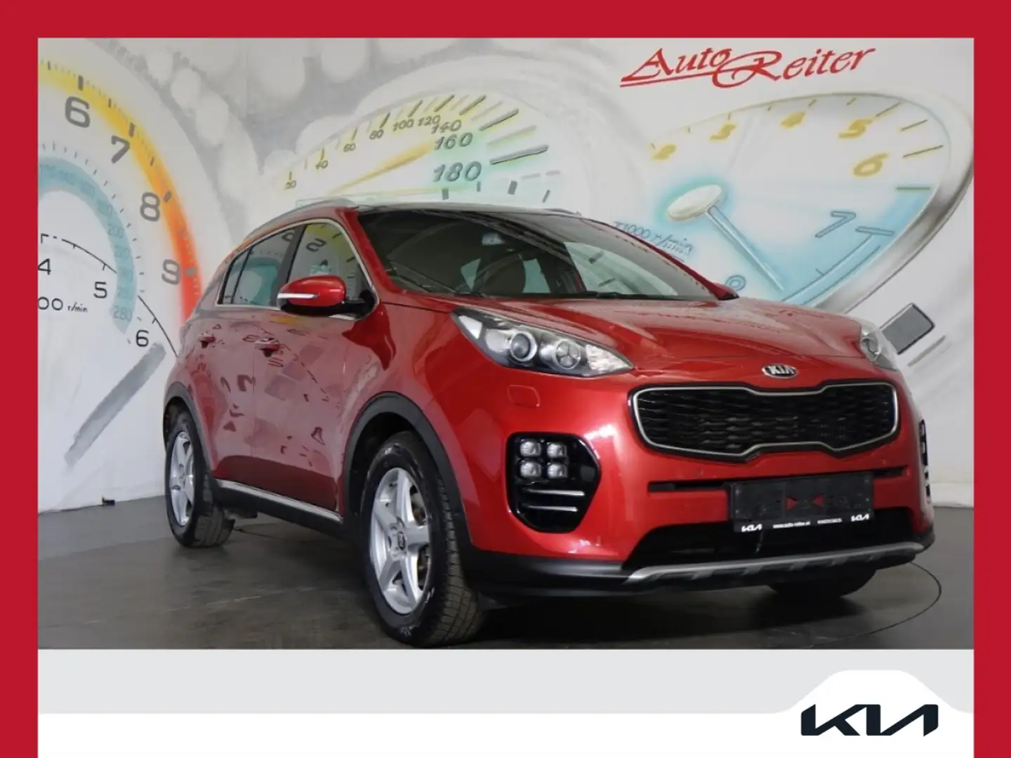 Kia Sportage 1,7 CRDI ISG GT-Line DCT *LEDER, XENON, NAVI, P... Rot - 1