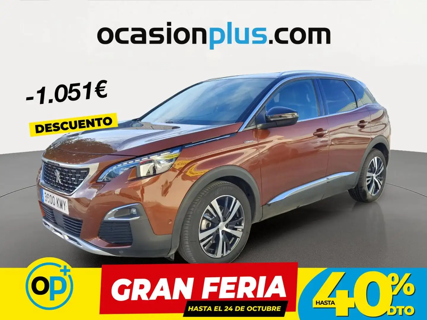 Peugeot 3008 1.5BlueHDi GT Line S&S 130 Marrón - 1