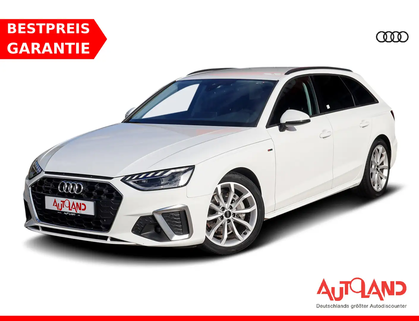 Audi A4 Avant 40 TDI quattro S line LED Navi Tempomat Wit - 1