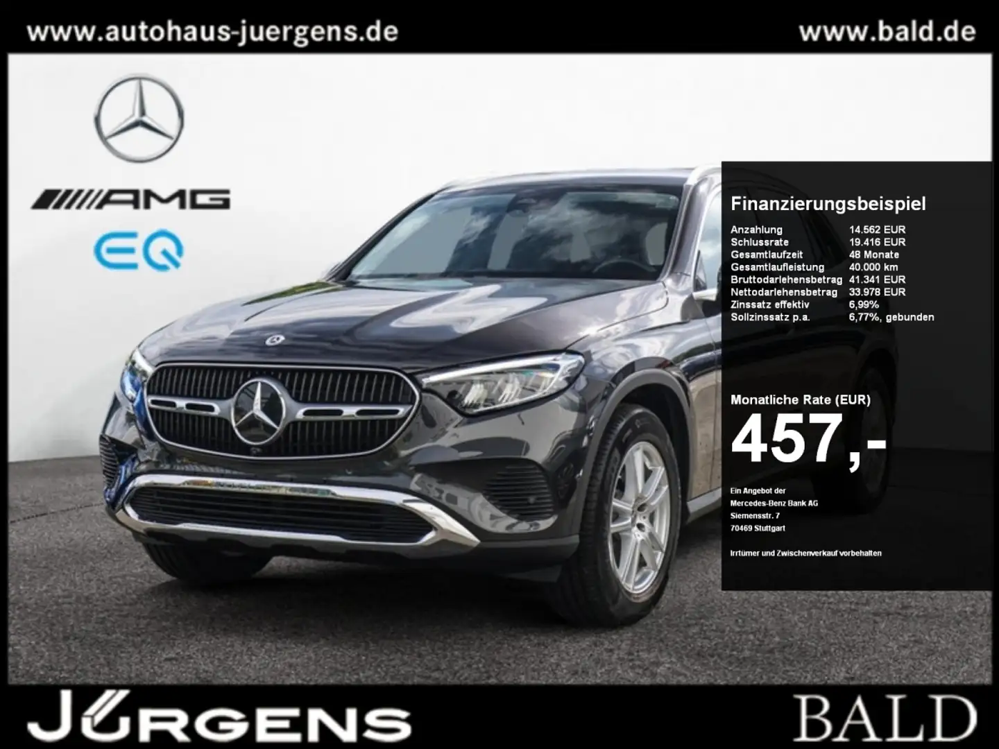 Mercedes-Benz GLC 220 d 4M Avantgarde/LED/360/Memo/Totw/18' Grey - 1