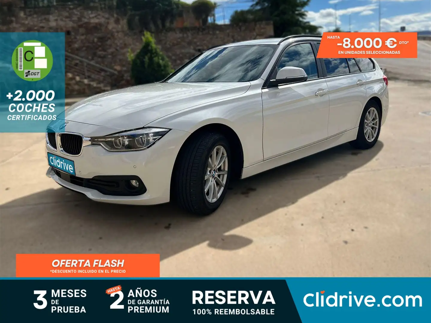 BMW 320 320d Touring EfficientDynamics Blanco - 1