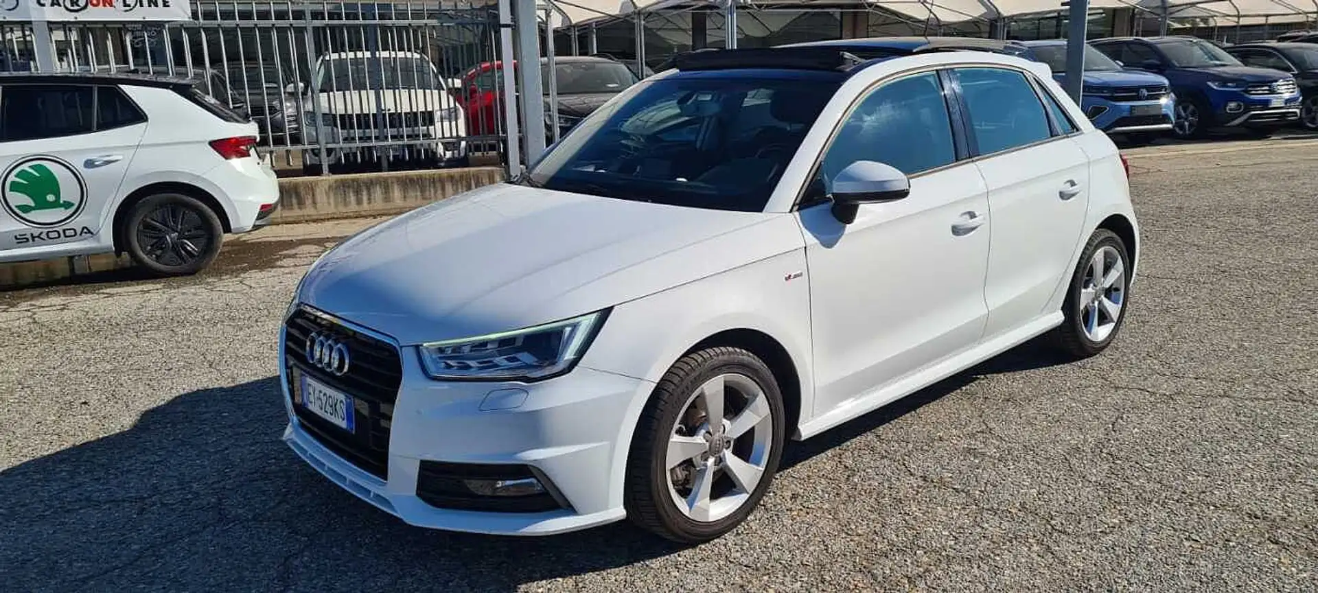 Audi A1 A1 SPB 1.6TDI 116CV Sport  'NO VINCOLI FINANZIARI' Bianco - 2