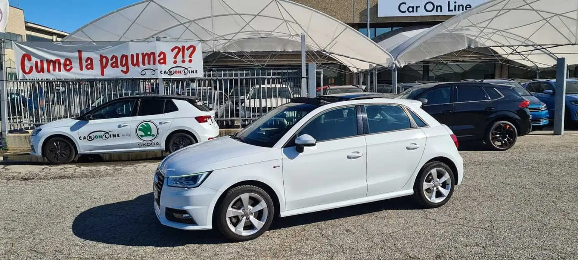Audi A1 A1 SPB 1.6TDI 116CV Sport  'NO VINCOLI FINANZIARI' Bianco - 1
