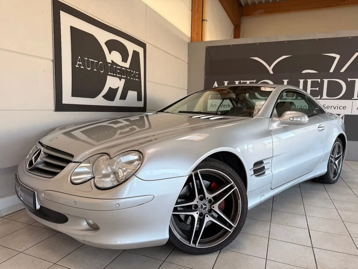 Mercedes-Benz SLR SL Roadster SL 500/Cabrio/8-Zylinder/Sitzhz. Silber - 1