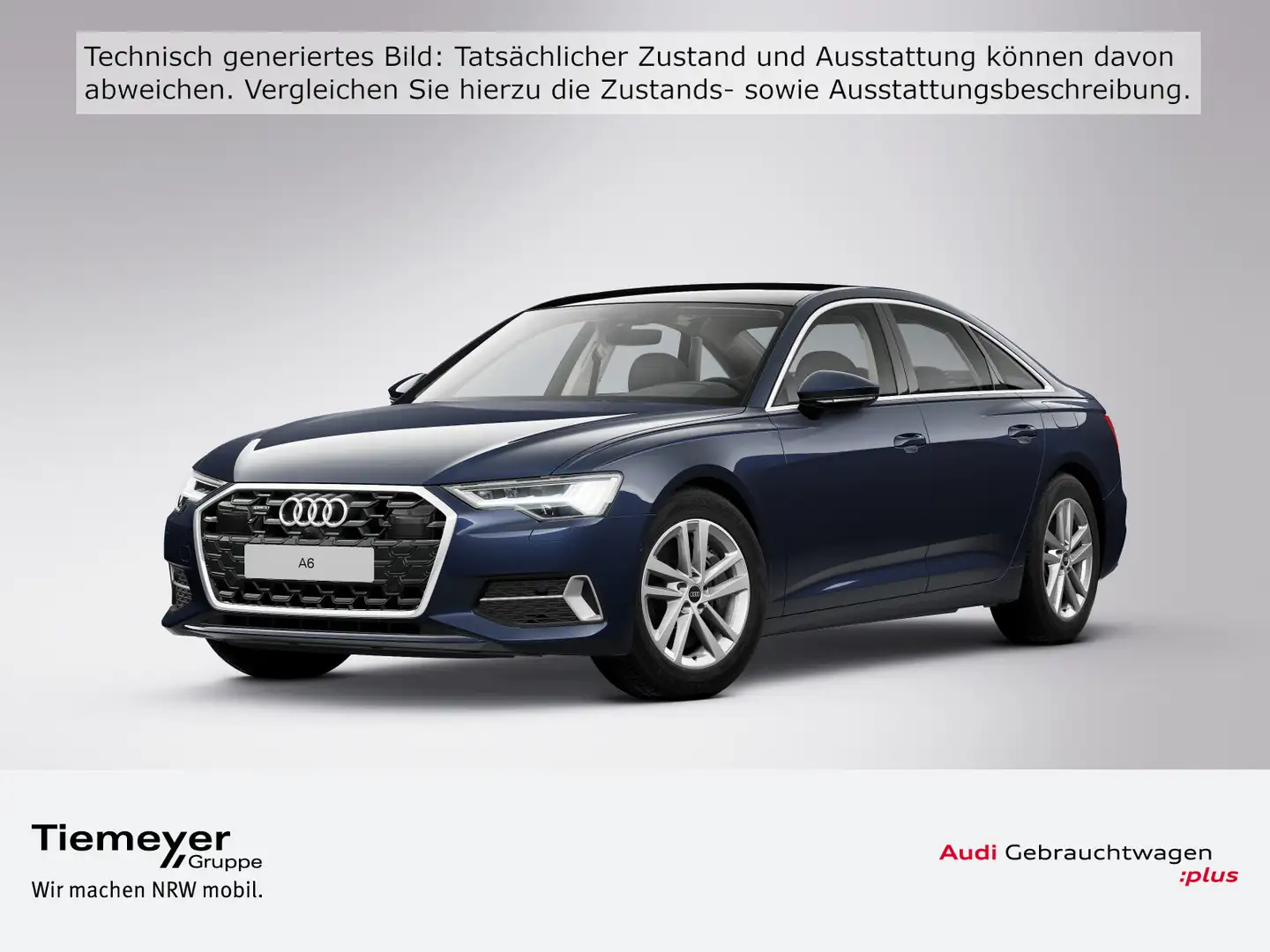 Audi A6 50 TFSI e Q ADVANCED LEDER PANO KAMERAS HD-MA Blau - 1