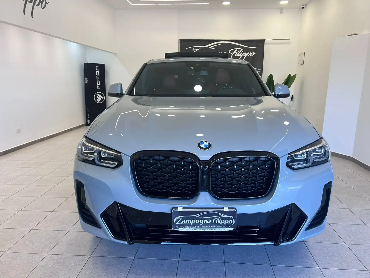 BMW X4 M X4 xDrive20d 48V Msport Bleu - 2