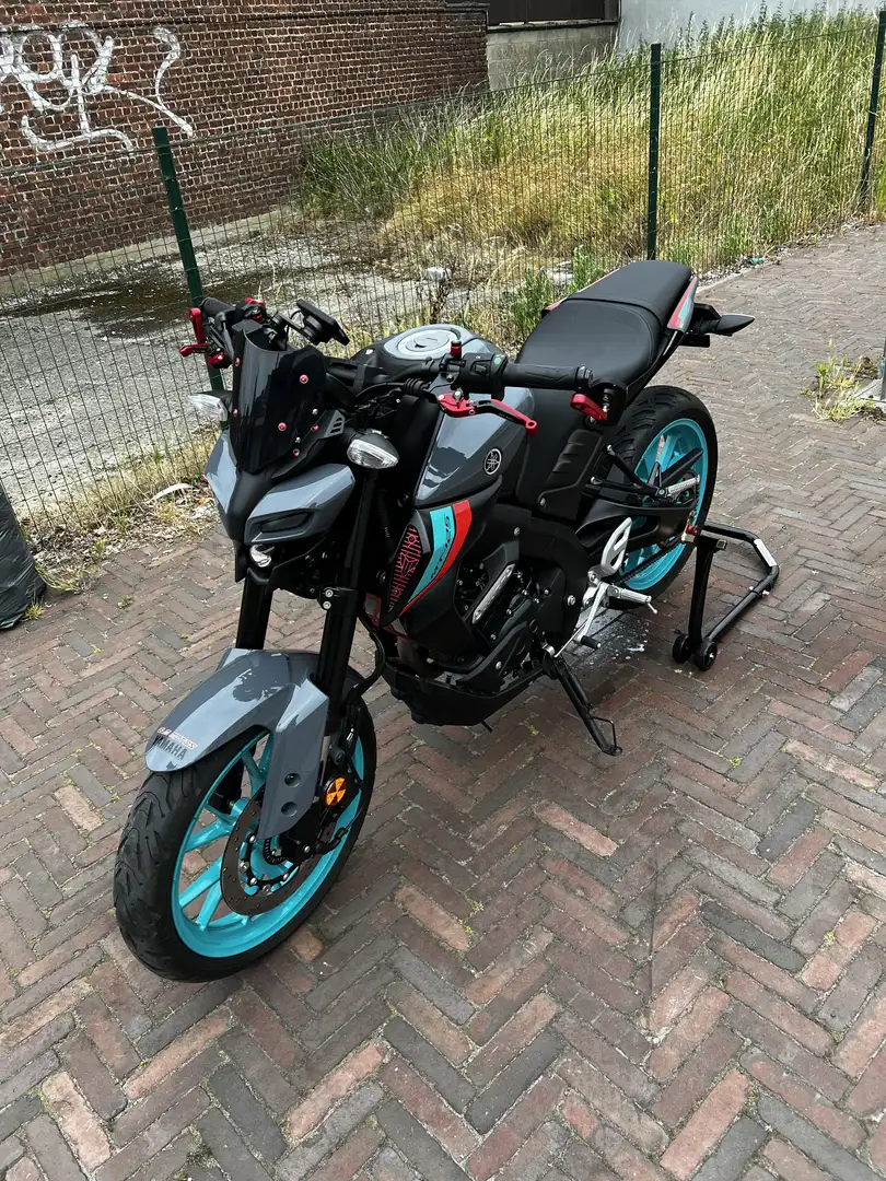 Yamaha MT-125 akrapovic Bleu - 1