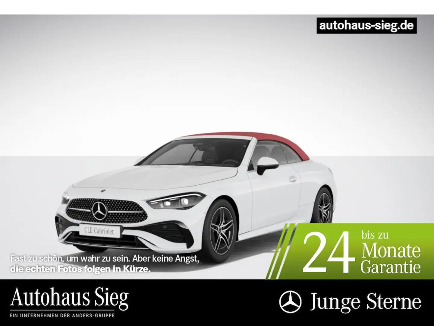 Mercedes-Benz CLE 200 Cabrio AMG Prem+Memory+Burm.+HuD+Distr.+ Weiß - 1