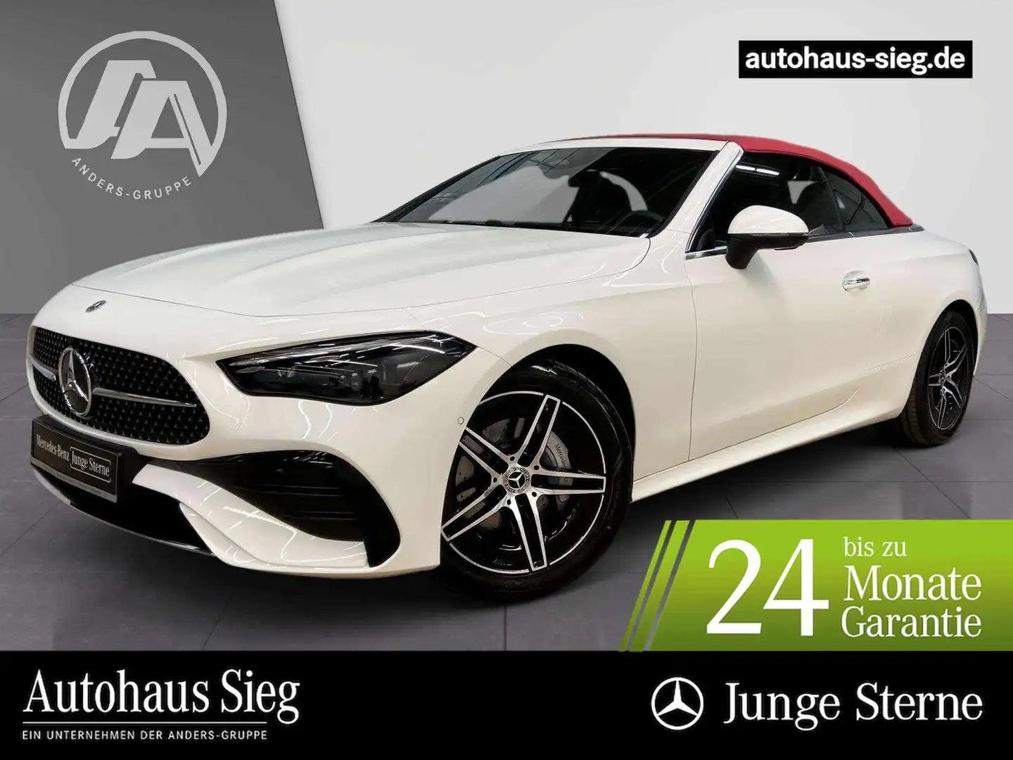 Mercedes-Benz CLE 200 Cabrio AMG Prem+Memory+Burm.+HuD+Distr.+ Weiß - 1