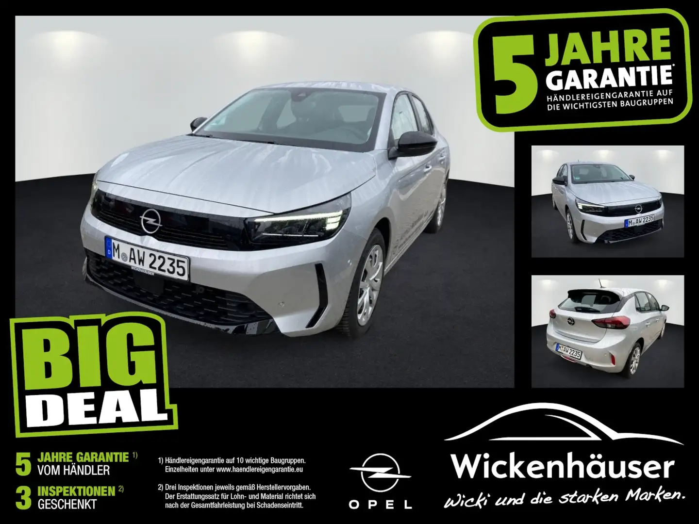 Opel Corsa F 1.2 Automatik SHZ PDC Tempomat Carplay Silber - 1