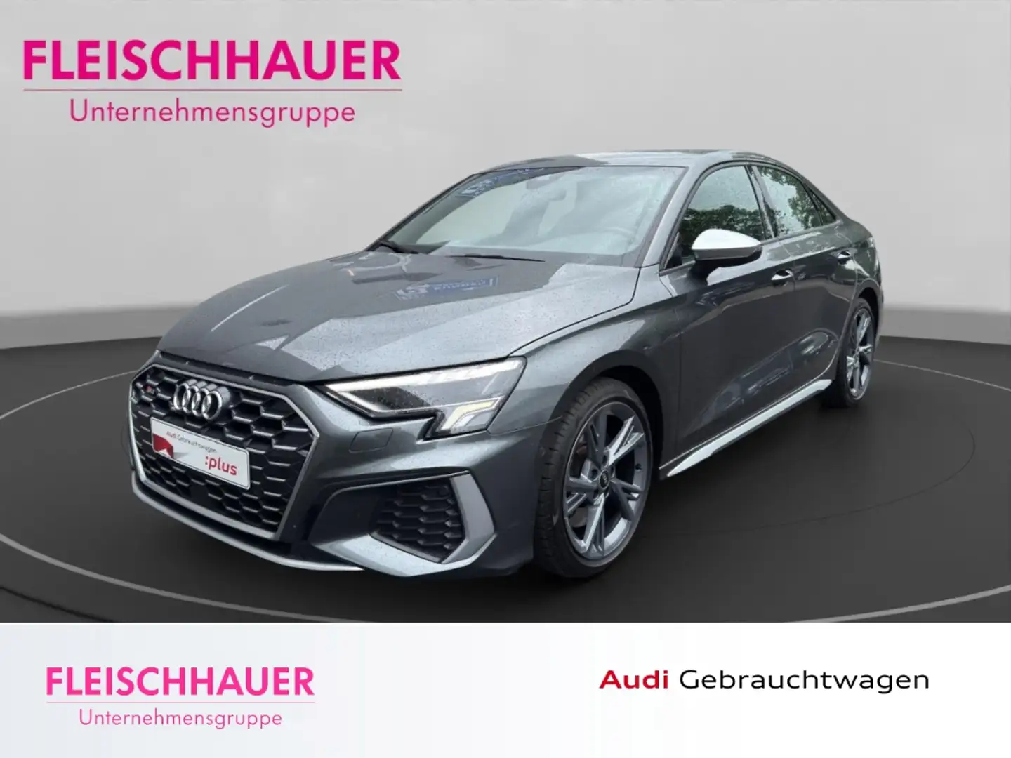 Audi S3 2.0 TFSI quattro Navi+LED+ACC+VC+App-connect+SHZ Сірий - 1