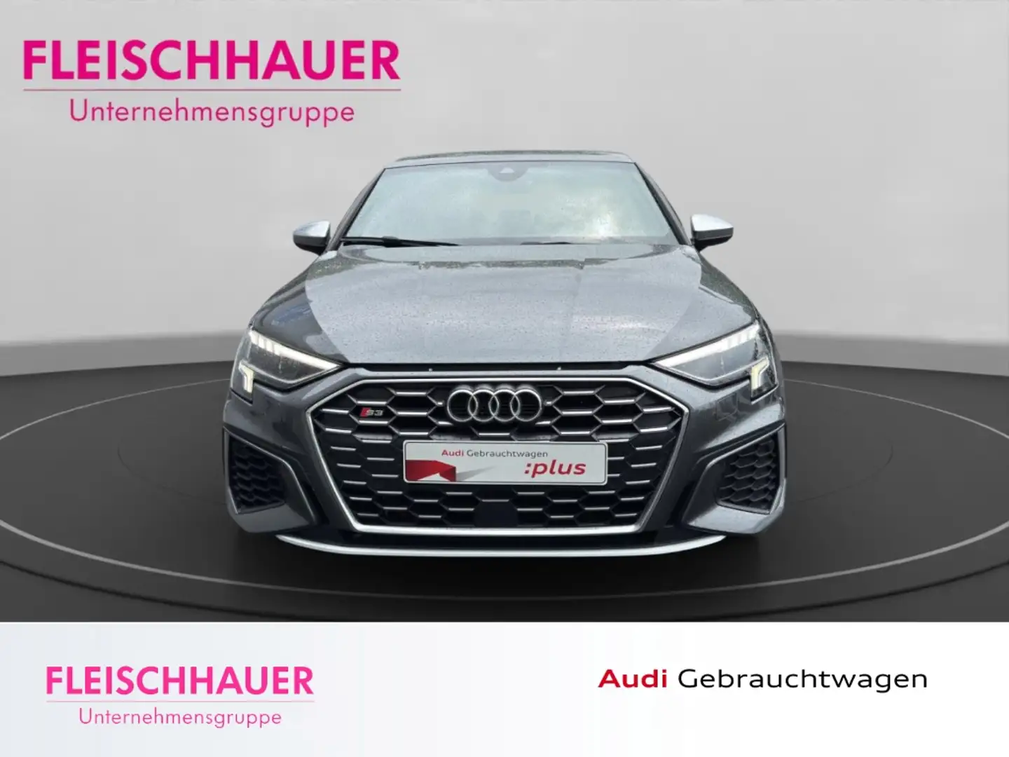 Audi S3 2.0 TFSI quattro Navi+LED+ACC+VC+App-connect+SHZ Сірий - 2