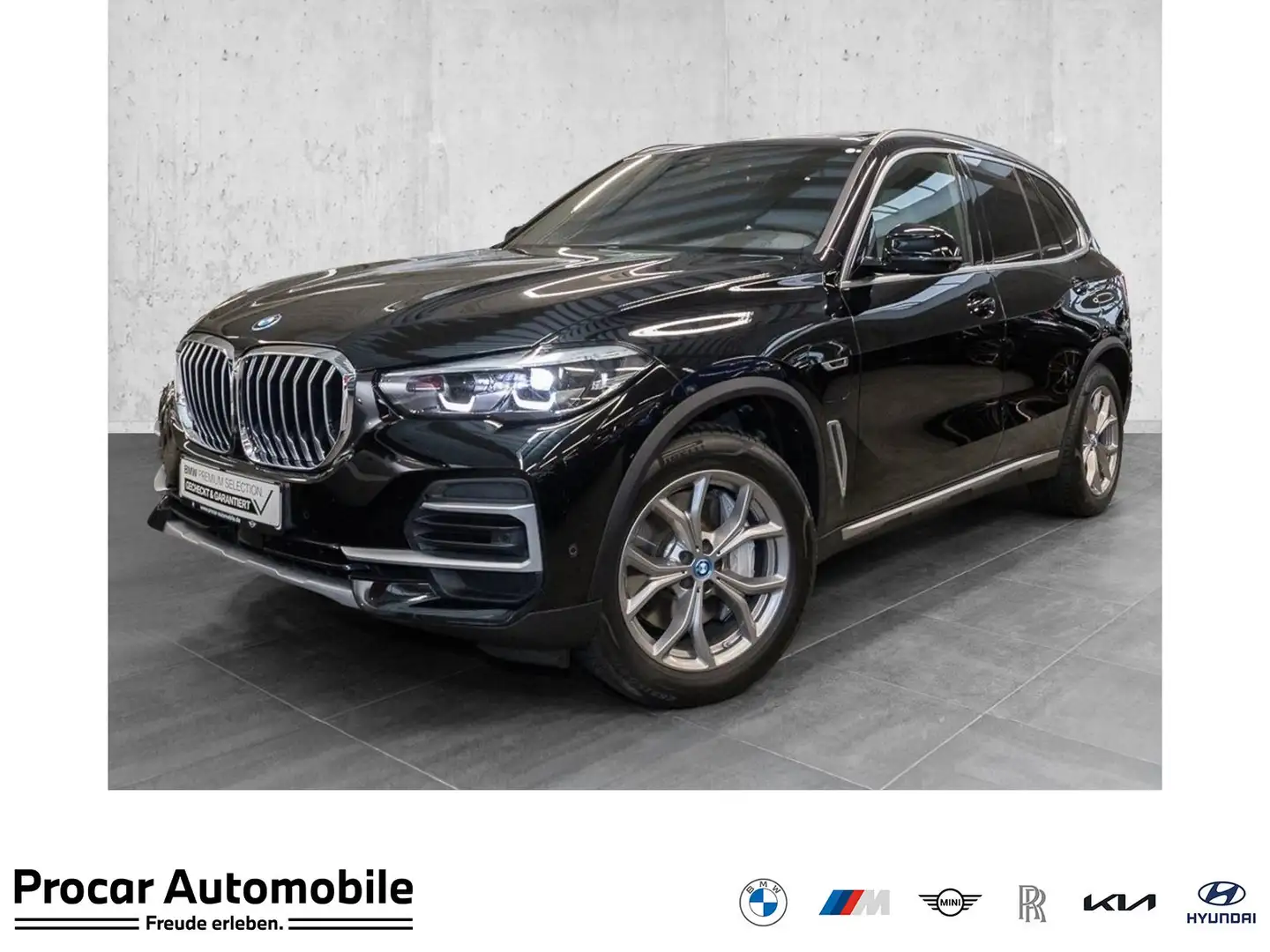 BMW X5 xDrive45e  xLine HiFi DAB LED WLAN Pano.Dach Schwarz - 1