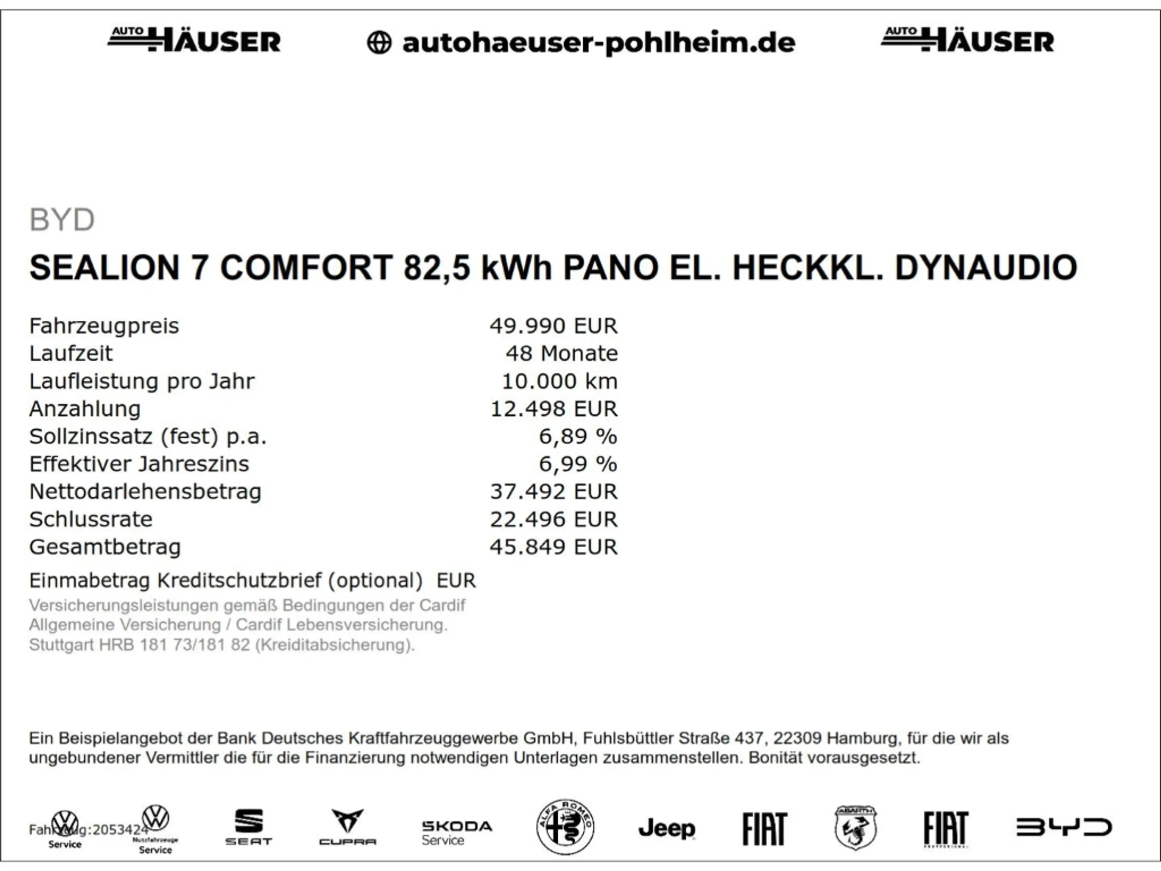 BYD Sealion 7 COMFORT 82,5 kWh PANO EL. HECKKL. DYNAUDIO WÄRMEPU — photo 2