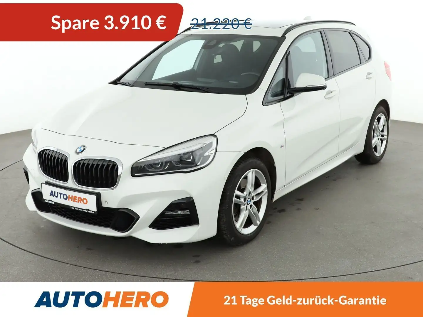 BMW 220 220i Active Tourer M Sport Aut.*LED*TEMPO* Weiß - 1