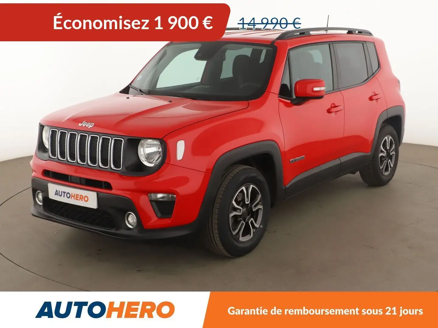 Jeep Renegade 1.0 GSE T3 Longitude Rouge - 1